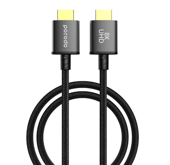 Porodo 8K HDMI PVC Cable 3M - Black