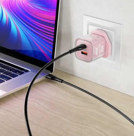 Porodo Tezclarte Quick Wall Charger Dual-Port Fast Charging Pink