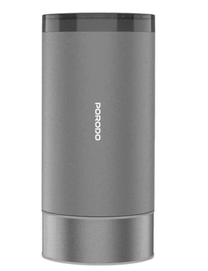Porodo Lifestyle Lumio Smart FHD Projector, 100-Inch Display, 1080P Full HD Resolution, 180 ANSI Brightness, Wireless Screen Mirroring, Bluetooth & WiFi Connectivity, Gray | PDTS17GY