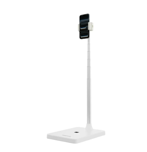 Porodo 360° Multifunctional Phone & Tablet Holder with Extebdable Pole - White