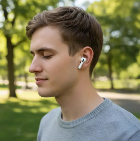 Porodo Soundtec ANC True Wireless Earbuds Pro III- WHITE