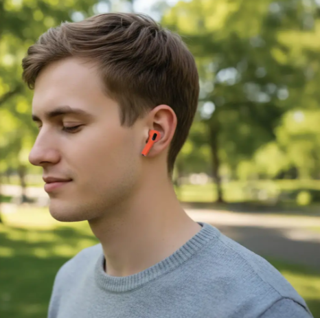 Porodo Soundtec ANC True Wireless Earbuds Pro III- ORANGE