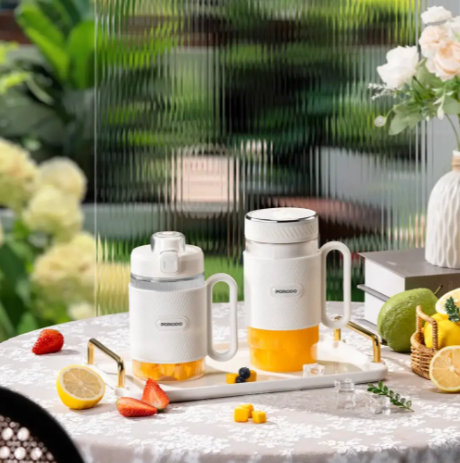 Porodo Lifestyle Portable Dual-Cup Smoothie Blender - White
