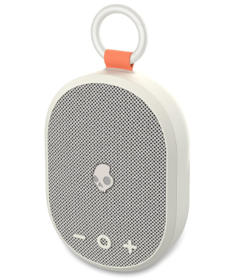Skullcandy Kilo Wireless Bluetooth Speaker - IPX7 Waterproof Mini Bluetooth Speaker with 24 Hour Battery, Downward Firing Passive Radiator, and True Wireless Pairing - Perfect for Outdoor (Bone)