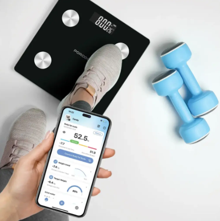Porodo Lifestyle Gravis Smart Body Fat & BMI Scale