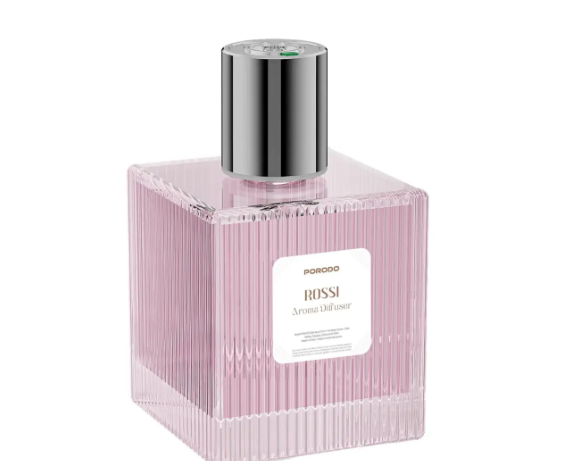Porodo Rossi Aroma Diffuser, 5 Spray Modes, Fragrance Intensity Levels, 500mL Tank Capacity, USB-C Charging Interface, 200mAh Battery Capacity, Pink| PDLFSTD2BBK