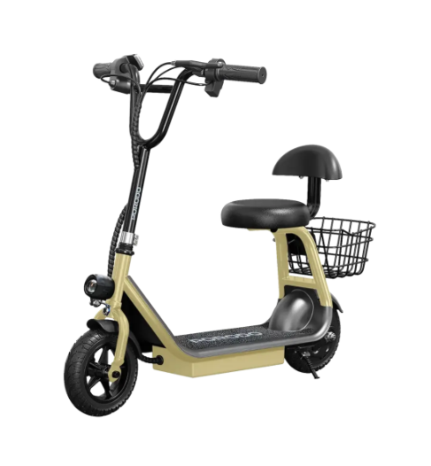 Porodo Snapp Electric Kids Mini Bike with 8" Wheel Size - Beige
