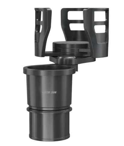 Green Lion Drive Flex 2-In-1 Cup Holder - Black