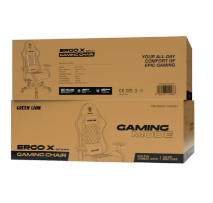Green Lion ERGO X GCX44 Gaming Chair - Green
