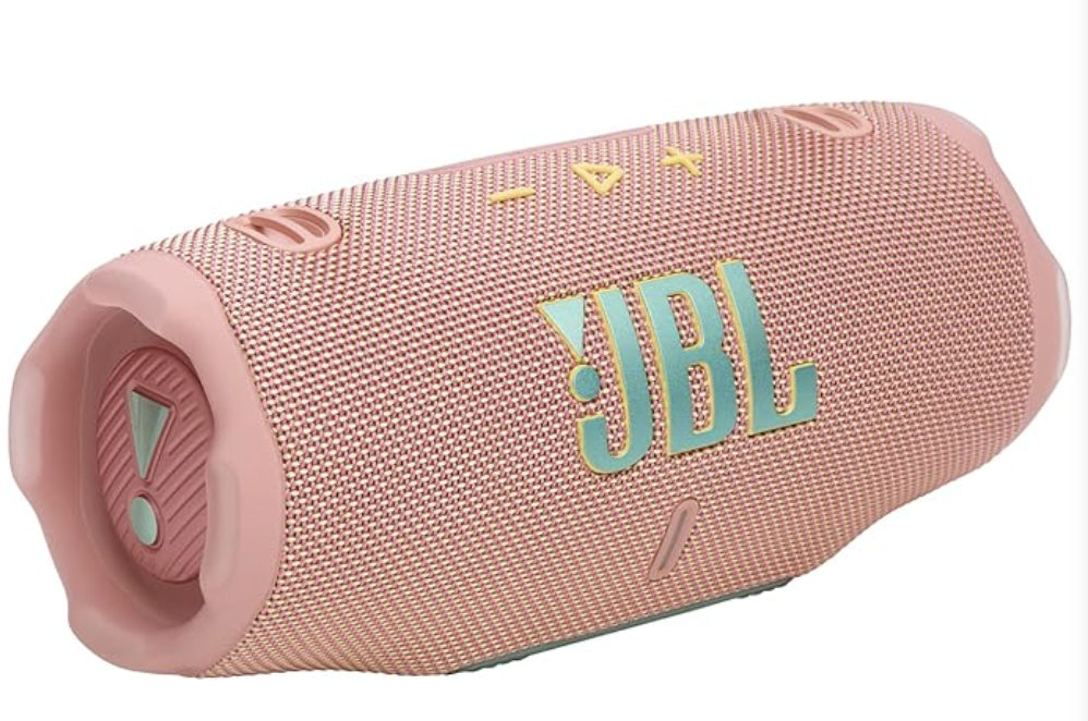 JBL Charge 6 Portable Bluetooth Speaker – Pink