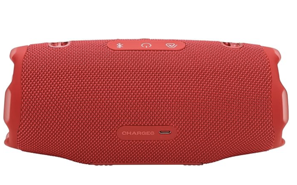 JBL Charge 6 Portable Bluetooth Speaker – Red