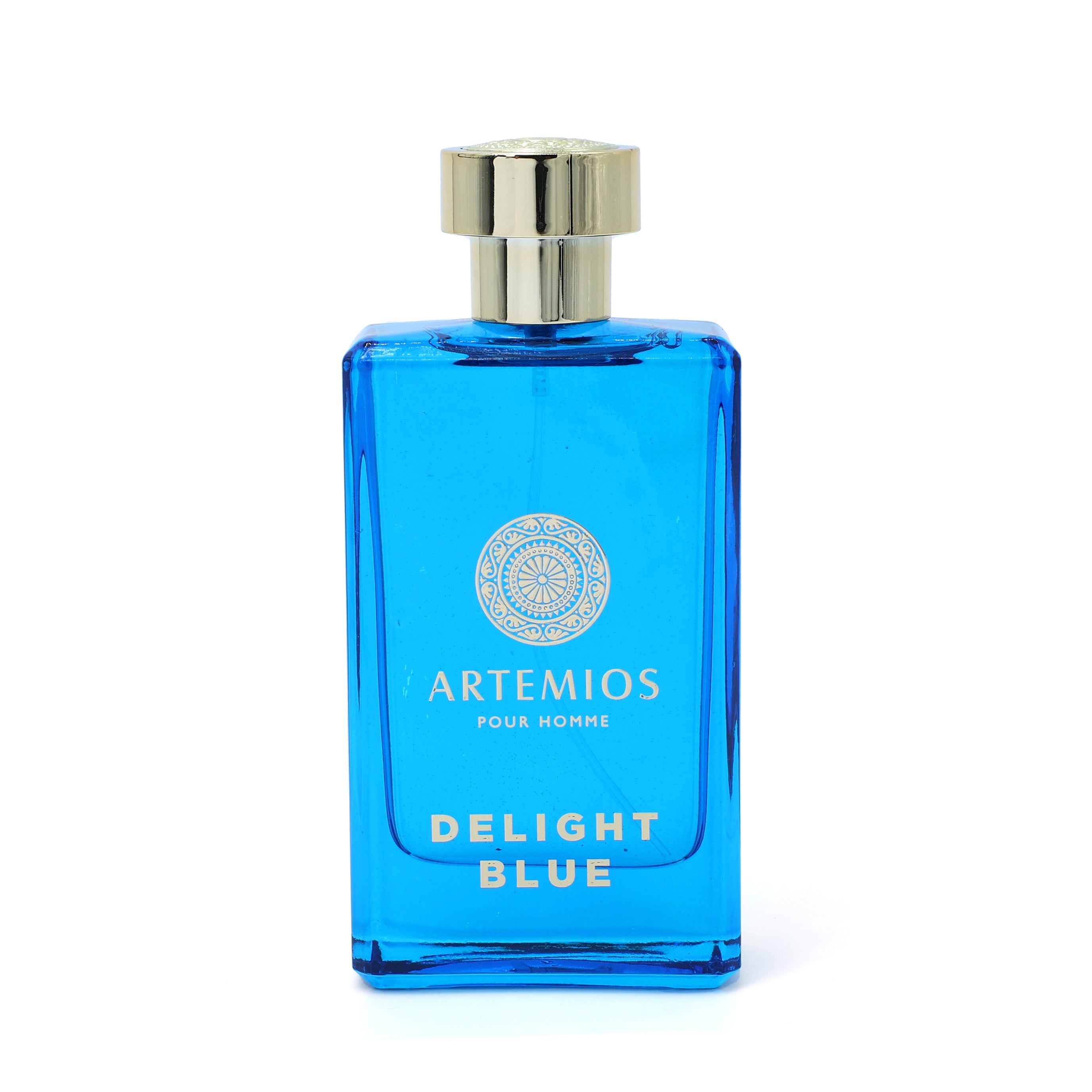 Aalam Al Zaafran Perfumery  Artemios Delight Blue Eau De Parfum 100ml – Aromatic Fougère Perfume for Men
