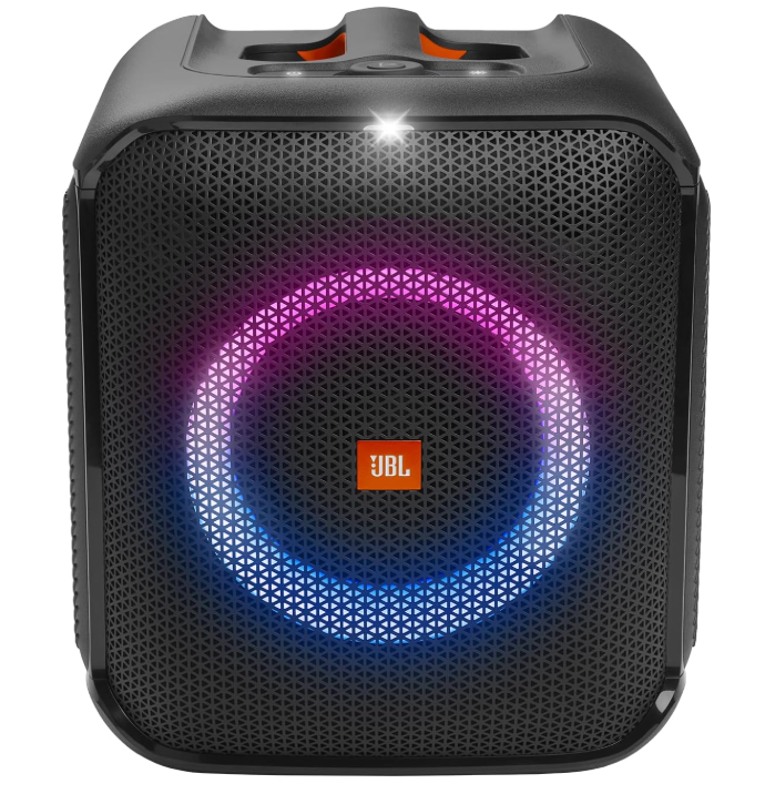 JBL Partybox Encore Essential | Portable Bluetooth Party Speaker | 100W Monstrous Pro Sound | Dynamic Light Show | Upto 6Hrs Playtime | Built-in Powerbank | Mic Support PartyBox App (Black)