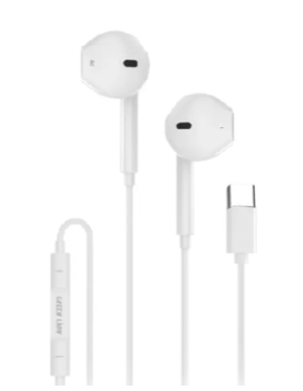 Green Lion Stereo Earphones- WHITE