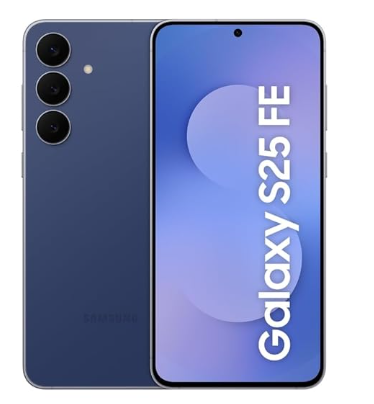 Samsung Galaxy S25 FE 5G Smartphone with Galaxy AI (Navy, 8GB RAM, 512GB Storage), 12MP Front Camera, ProVisual Engine, Long Battery Life