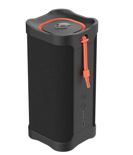 Skullcandy Terrain XL Wireless Bluetooth Speaker - IPX7 Waterproof Portable Speaker, 18 Hour Battery, Nylon Wrist Wrap, True Wireless Stereo Black