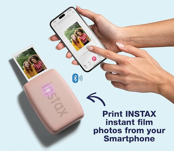 Fujifilm Instax Mini Link 3 Smartphone Printer - Rose Pink