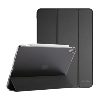 Generic Smart Case for iPad Air 11-inch M3 2025/M2 2024/10.9” Air 5th 4th 2022 2020, Protective Cover for iPad Air 5 4 -Black