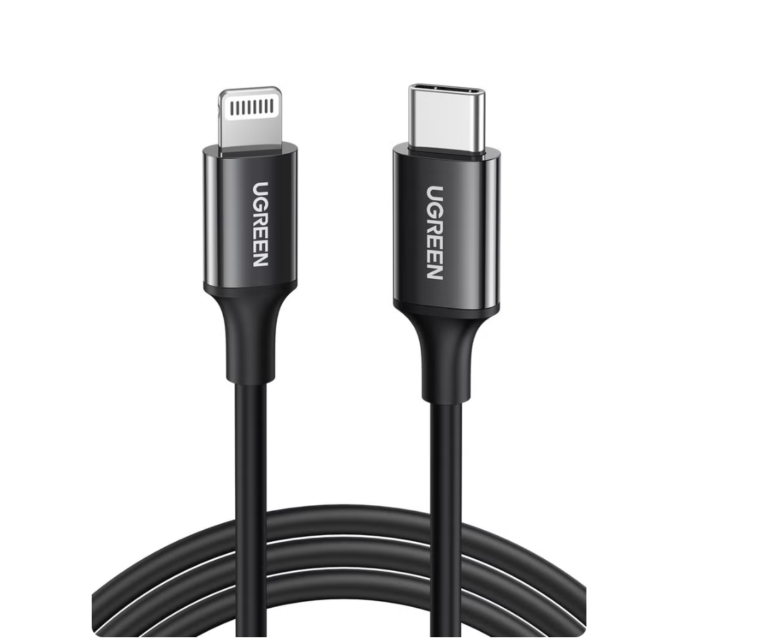 USB-C to Lightning Fast Charging Cable 1M – Black