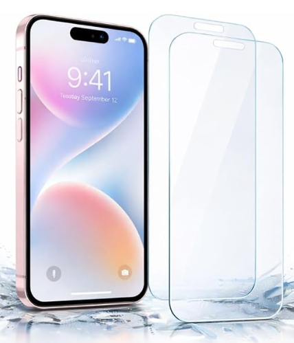 iPhone 17 Air Tempered Glass Screen Protector – Ultra HD Clear, 5H Hardness, Scratch Resistant, Bubble-Free, Full Coverage Display Protection
