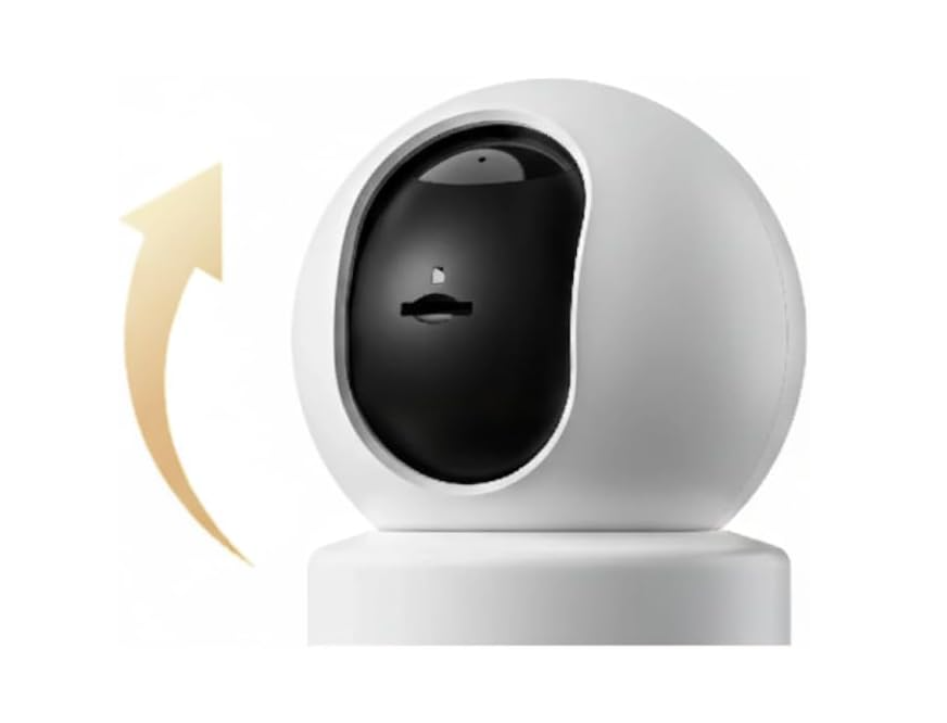 XIAOMI Smart Camera C302, 2K/3MP Indoor Security Camera, Physical Lens Shield, AI Human/Pet/Baby Cry Detection, 360° View, Full-Color Night Vision, Wi-Fi 6, Works w/Alexa & Google Assistant, 1pack