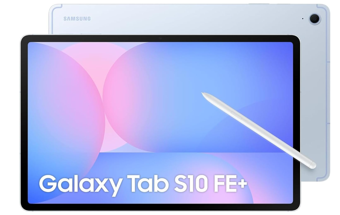 Samsung Galaxy Tab S10 FE+ Ai WiFi Model SM-X620 13.1" 13MP Camera 10,090 mAh with Pen (Blue SM-X620NLBATPA, 128GB + 8GB)