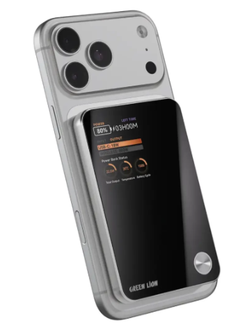Green Lion G-Mag 3-in-1 Power Bank - Black
