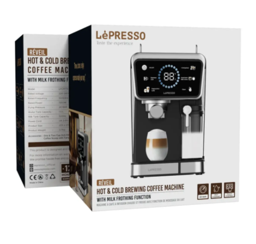 LePresso Réveil Hot & Cold Brewing Coffee Machine - Black