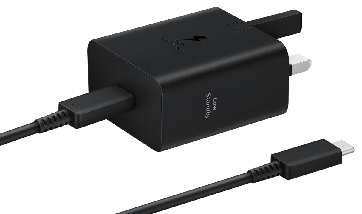 Samsung 45W Power Adapter with cable, Black (UAE Version)