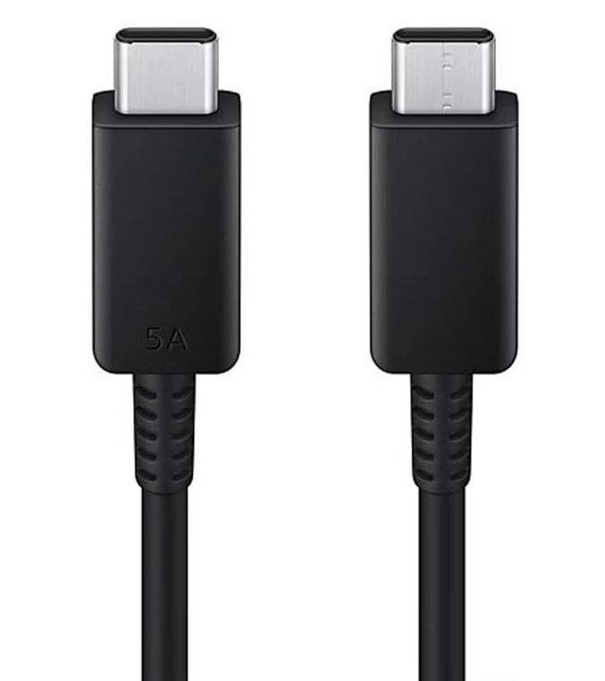 O Ozone 50W Duo Power Adapter with USB-C Cable 5A 1.8m Dual-Port Super Fast Charging 2.0 for Galaxy Phones, Tablets, USB Type C Devices, Low Standby Power Consumption - Black