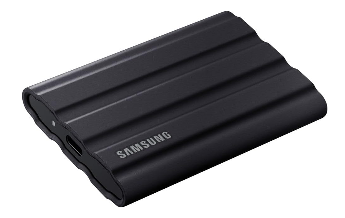 SAMSUNG T7 Shield Portable Solid State Drive USB 3.2 1TB, IP65 Water Resistant, External SSD Compatible with PC/Mac/Android/Gaming Consoles, MU-PE1T0S/WW, 2023, Black