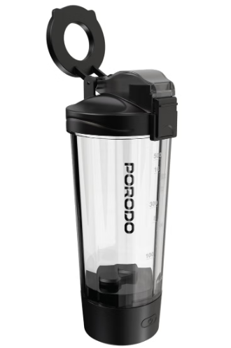 Lifestyle Grip & Mix Protein Shaker Bottle / 700ml Capacity / Leak-Proof Design / Easy-to-Use Grip Handle / BPA-Free / Ideal for Protein, Supplements, and Shakes