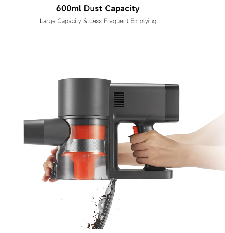 Xiaomi G20 Max Cordless Vacuum Cleaner, 25000Pa 180AW Ultra-Strong Suction, Anti-Tangle Brush, 5-Stage Filtration, LED Display, for Pet Hair/Carpet/Hard Floor