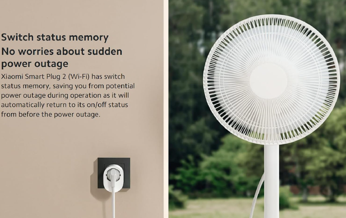 Xiaomi Mi Smart Plug 2 (WiFi), Black