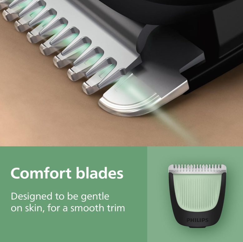 Philips 7-in-1 Multi Grooming Kit MG3930/15 | Beard, Hair & Nose Trimming | Self-Sharpening Blades | 60 min Cordless | USB-A Charging | Washable Parts | Pouch Included
