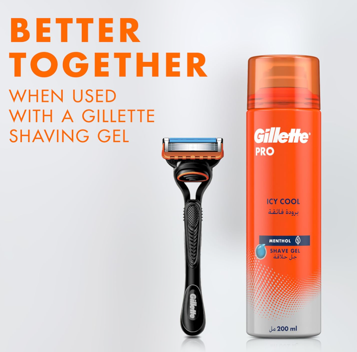Gillette Fusion 5 Men's Razor 1 Handle + 2 Blades