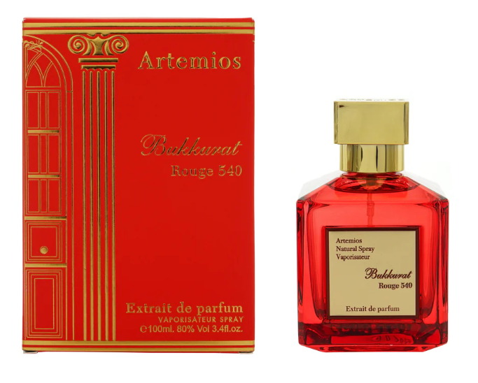 ARTEMIOS BUKKURAT ROUGE 540 RED EXTRAIT de Parfum 100ML