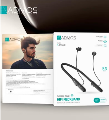 Wireless Digital Display In Ear Earphone Wireless In Ear Neckband with Up To 80 Hours of Playtime And Bluetooth