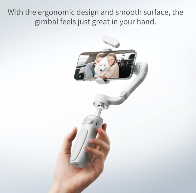 Zhiyun Smooth Q4 Gimbal Stabilizer, Built-in Extension Rod, Portable and Foldable, Vlogging Stabilizer, YouTube TikTok Video