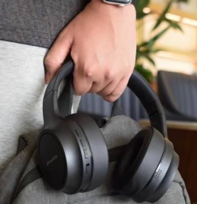 AWEI - Wireless Headset AT5 - Black