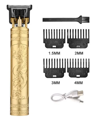 Choice 060-GoldDragon Portable Hair Cutting Machine T9 Vintage Hair Clipper USB Fast Charging Shaver Barber