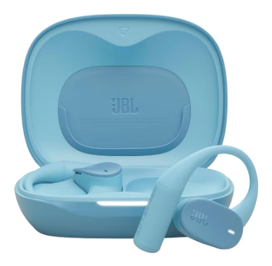 JBL Sense Lite Wireless Earbuds with Open Design and Ear Hook, JBL OpenSound Air Conduction Technology, 32 Hours Operation, Water & Dust Resistant IP54, Blue blue