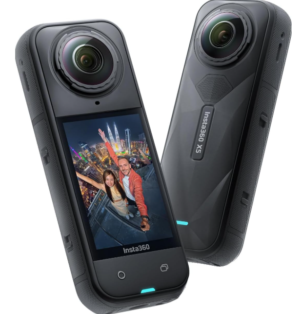 Insta360 X5 - Waterproof 8K 360° Action Camera, Leading Low Light, Invisible Selfie Stick Effect, Rugged and Replaceable Lens, 3-Hour Battery, Triple AI Chip Design, UAE Version