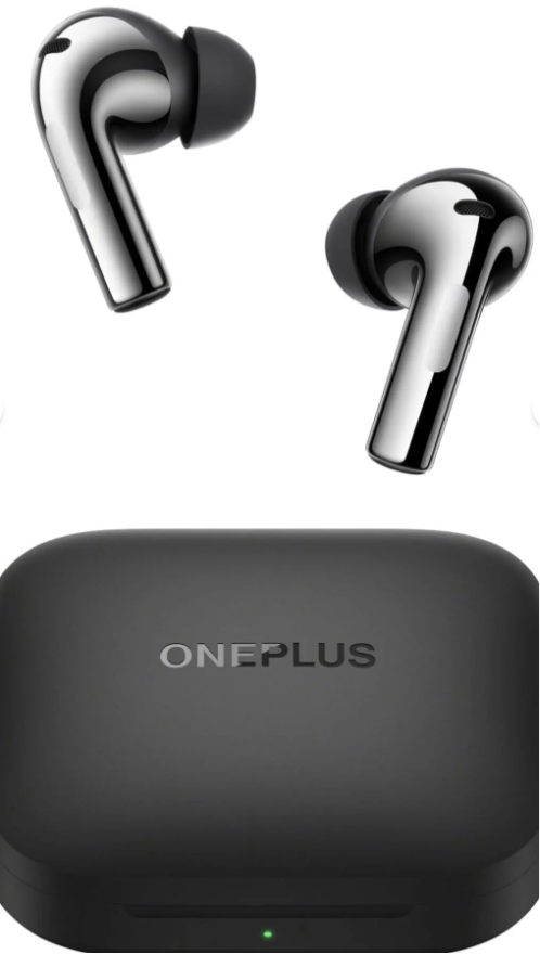 Oneplus Buds 3, Metallic Gray, Deep Bass, ANC, Immersive Sound, Up to 44 Hour Playtime with Charging