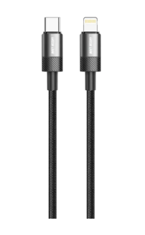 Green Lion Spark USB-C to Lightning Cable - Black
