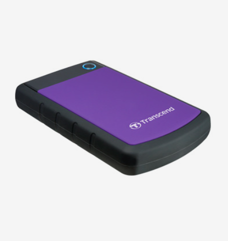 Transcend StoreJet 25H3 4TB USB 3.1 Gen 1 Portable Hard Drive Purple