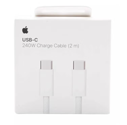 USB-C 240W Charge Cable 2M White