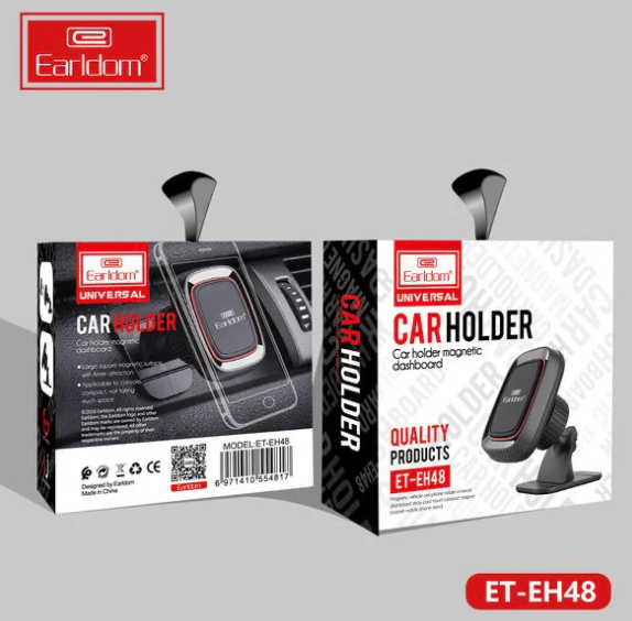 Earldom ET-EH48 Magnetic Car Holder – Universal Dashboard Mount