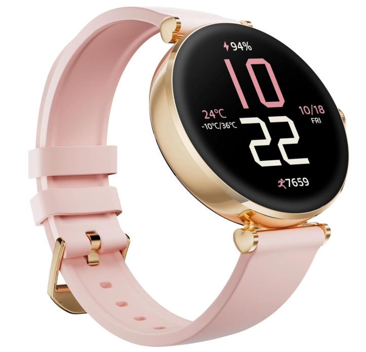 Kieselect Pura Lady Smart Watch with Dual Strap - Gold