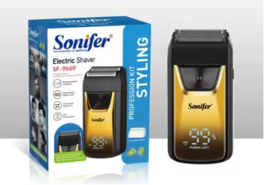 Sonifer SF – 9669 Electric Shaver: LCD, 7000RPM, 120min Run